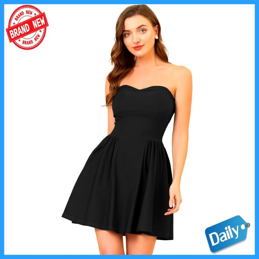 Strapless Sweetheart Neckline Mini Dress for Cocktail Parties